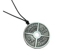 Decorations New 2025 Arrival Sports Weightlifting Barbell Pendant Dumbbell Plate Rope Chain Men's Gym Fitness with For You Accessories Trendy Creative Gift Beautiful