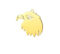 Decorations New 2026 3Pcs Stainless Steel Wildlife Wolf Eagle Charrms For Jewelry Making Pumk Animal Pendant Fashion Accessories Creative Gift Beautiful