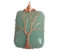 Decorations New 2026 Tree of Life Round Natural Stone Bead Crystal Lapis Opal Sandstone Pendant 1Pcs Jewelry Fashion Accessories Creative Gift Beautiful