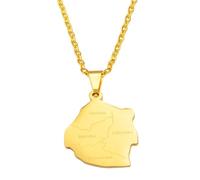 Decorations New Unisex Kingdom of Eswatini with Cities Pendant s Ethnic Jewelry Stainless Steel 313 Decoration Luxury For You Accessories Trendy Creative Women and Men Beautiful
