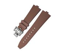 Decorations Quick Release Rubber Watchbands 24x7mm For VC Screw Buckle Watch Strap Beautiful