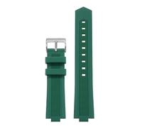Decorations Rubber Watch Strap For Silicone Watchband with Butterfly Buckle Black Warrior Style Beautiful