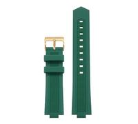 Decorations Rubber Watch Strap For Silicone Watchband with Butterfly Buckle Black Warrior Style Beautiful