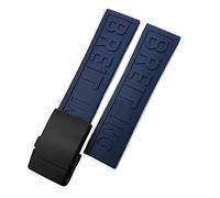 Decorations Rubber Watchband 22mm 24mm For Superocean Heritage Avenger Challenger Woven Silicone Waterproof Soft Watch Strap Beautiful