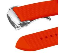 Decorations Silicone Watch Strap For 600 Planet Ocean Rubber Watchband with Folding Buckle Beautiful