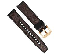 Decorations SKX Sport Leather & Silicone Watchband for Planet Ocean Watches with 316L Stainless Steel Buckle - Dive Watch Strap Beautiful