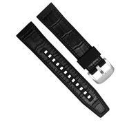 Decorations SKX Sport Leather & Silicone Watchband for Planet Ocean Watches with 316L Stainless Steel Buckle - Dive Watch Strap Beautiful