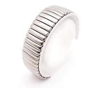Decorations Watch Strap 12 14 16 18 20 22mm Stretch Expansion Stainless Steel Parts Watch Band Strap Silver Metal Watch Bracelets Watch Accessories Beautiful
