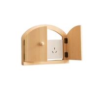 Decorativa De Salida, De Salida De De Decoración Interior De Madera | Protector De Control De Luz A Prueba De Niños, De Toma De Corriente Eléctrica, Placa Artística Pa