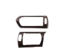Decorativa Volante Pegatinas Embellecedor Interior grano madera Durazno para Land para Cruiser LC300 2022 2023, cubierta pomo palanca cambios, pegatina manija puerta coche(Air vent frame)