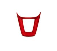 Decorativa Volante Pegatinas Marco volante coche, decoración, cubierta manija, embellecedor para Q5 FY 2018, 2019, 2020, 2021, 2022, pegatinas Color, calcomanías interiores(Model A Red)