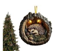 Decorative Animal Christmas Decor - Animal Ornaments | Cute Acorn Ornament for Home Decor, Pet Rustic with Colorful Display Elements, Hanging Ornaments, Animals Rustic for Seasonal Setup