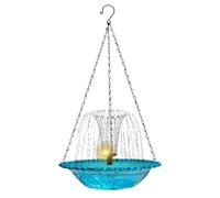 Decorative Bird Fountain, Outdoor Water Feature, Reflective Basin with Sculpted Accents, Avian Bath Station with Modern Finish, Landscape Decor with Artistic Style, Balcony Ornament for Courtyard Use