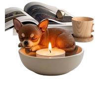 Decorative Candle Holders - Modern Dog Shaped Tealight Stand Elegant Display Ornament | Lighting Decoration for Holiday Reception Wedding Dining Living Space