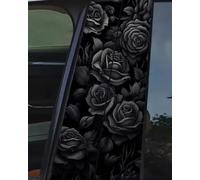 Decorative Car B-Pillar Sticker Set, Waterproof Sun Protection Scratch Cover B-Pillar Stickers, Personalized DIY Vehicle Door Pillarm, Side Scratch Cover Trim Decoration, Cut-to-Fit (#6,6pcs)