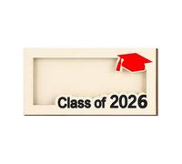 Decorative Cash Storage Holders, Wooden Graduation Boxes, 7.48x3.54 Inches Celebration Organizers, Polished Timber Award Cases for High School College Kindergarten Ceremony Event Party Usage