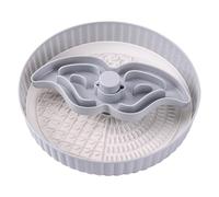 Decorative Dog Puzzle Feeder, Interactive Maze Bowl, Dog Puzzle Bowl, Anti-Choke Detachable Food Treat Feeding Bowl for Small Medium Large Dogs, 10.04x10.04x2.36 Inches