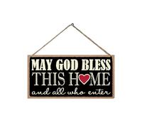 Decorative Door Sign - Artificial Wood, 7.87x3.94x0.12 Inches, Wooden Door Sign, Portable Wall Signs | Lightweight Sturdy Hanging, Craft Design For Home, Christmas, Porch, Office, Family, Friends