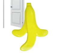 Decorative Door Stopper, Banana Peel Door Wedge, Rubber Door Cushion, Anti-Slip Shock Absorbing Base, Fun Safety Design, Home Agency Hotel, 19.4x14.7cm/7.64x5.79 Inches, Yellow 1pc