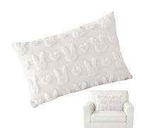 Decorative Easter Bunny Pillow, Covers Holiday Cushion Pillowcase, Stylish Washable Sofa Cover for Bedroom Living Room Bed Car Home Apartment Dormitory Office Coffee Shop Restaurant