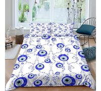 Decorative Folk Art Funda Edredon Microfibra Juego de Ropa de Cama de 3 Piezas Impresión 3D Cierre de Decorative Folk Arte Funda de Edredón Funda de Almohada a Juego for Adultos Single（135x200cm）