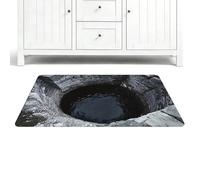 Decorative Illusion Mat, no Skid Optical Rug, Rug with Bottomless Effect for Decor, Anti Slip Fiber Construction, Matting Solution, Home Entrance Doorway Stair Living Room Use