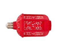 Decorative Lights Party Ornaments - 8,27 pulgadas PP Chinese Lantern | 30 W LED Projection With Fu Character Design, E27 Interface, Red And Colorful Mode - Festive Decor For New Year, Weddings