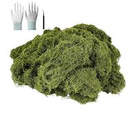 Decorative Moss - 150g Realistic Faux Plants, Polyester Artificial Moss, Fade Resistant UV Waterproof | Natural Indoor Outdoor Garden Decor for Home Office Apartment Balcony Patio Porch Lawn Wedding P