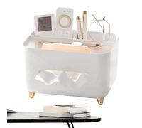 Decorative Napkin Dispenser Organizer - Nightstand Organizer for Bathroom | Multi-Functional Tissue Box Cover and Holder | Smooth and Durable Tissue Box Cover Napkin Dispenser Organizers for Bathroom