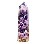 Decorative Ornaments Amethyst Obelisk Crystal Column (Size : 250-300g)