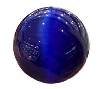 Decorative Ornaments Quartz Blue Crystal Ball Sphere (Size : 50mm)