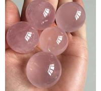 Decorative Ornaments Rose Magic Quartz Crystal Ball Decoration (Size : 2.9-3.2cm)