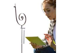 Decorative Rain Gauge, Snail Shape Stake, Rustproof Rain Meter, Garden Stake Rain Gauge, Decorative Rustproof Rain Meter Garden Stake Snail Shape Stake Rain Gauge for Garden, Patio, and Lawn