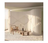 Decorative Room Dividers - Kraft Paper Privacy Separator, Stable Home Partition, White 5X2.4M - Stylish Space Divider For Living Room, Office&Events,White-3X2.6M/9.84X8.5,White-3X2.6M/9.84X8.53Ft
