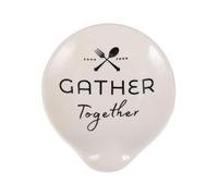 Decorative Spoon Stand First-Grade Ceramic Smooth Surface 4.43.90.6Inch Home Use 1Set