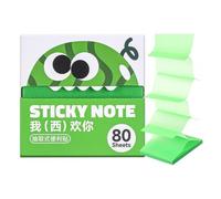 Decorative Sticky Pads - 7.9x7.9x0.9cm Cute Pull Out Stationery Note Pads