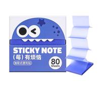 Decorative Sticky Pads - 7.9x7.9x0.9cm Cute Pull Out Stationery Note Pads