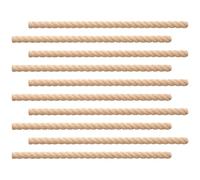 Decorative Trim - 10 Pieces Cuttable Decorative Wood Trim Strips, Unfinished Woodcraft Supplies For Board Project Door Furniture Paneling Mantel Shelves Wardrobe Wall