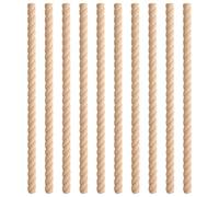 Decorative Trim - 10 Pieces Cuttable Decorative Wood Trim Strips, Unfinished Woodcraft Supplies For Board Project Door Furniture Paneling Mantel Shelves Wardrobe Wall