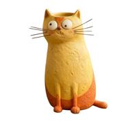 Decorative Vase Ornament, Whimsical Cat Design, Desk Accessory with Unique Style, 7.48x2.99x2.99inches Bookshelf Decor with Artistic Detail, Home Decoration, Gift for Living Room Dining Table Bedroom