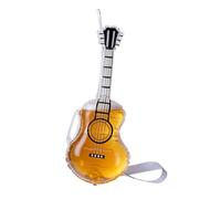 Decorative Violin Shape Empty Whiskey Bottle Glass Bar Display Flask