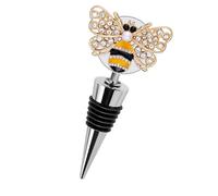 Decorative Wine Stopper - Alloy Reusable Bottle Seal With Rhinestone Animal Or Botanical Design A 0.2x3.2cm B 10x4.72cm 50g - Elegant Red Wine Preserver For Bar Party Kitchen Display - Stylish Gift