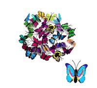Decorativo Chinchetas,30 Piezas Chinchetas de Mariposa Chinchetas Multicolores,pasadores Decorativos Push Pins Chinchetas Memo Chinchetas Decorativas para hogar Escuela y Uso Oficina