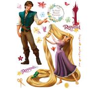 Decorativo de Pared Pegatinas Juego Adhesivos 65 x 85cm Rapunzel Disney Girl