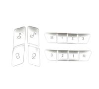 Decorativo Interior 12 Uds Asientos Puerta Coche Ajuste Memoria Botón Pegatina Cubierta Embellecedora Para Mercedes Para Benz CLA GLA GLK GLE CLS GL ML ABE Pegatinas Decorativas