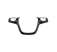 Decorativo Interior ABS Protector Para Volante De Coche Pegatina Embellecedora De Lentejuelas Para Ford Para Focus 3 Mk3 Para Kuga Para Escape 2012-2015 Interior Coche(Carbon fiber style1)