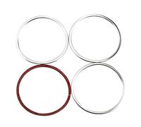 Decorativo Interior Altavoz Puerta Coche Acero Inoxidable Cubierta Decorativa Embellecedora Para X3 X4 G01 G02 2018-2022 Cubiertas Estéreo Altavoces Puerta Interior Coche