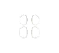 Decorativo Interior Anillo De Cubierta Decorativa Para Altavoz De Puerta De Coche, Accesorios Interiores Para Jeep Para Renegade 2016-2023 Up Interior Coche(BLANCO)