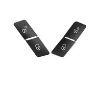 Decorativo Interior Botón Interruptor Bloqueo Puerta Interior Izquierda Derecha Para Mercedes Para Benz C GLK W204 Clase E W212 W207 GL ML GLE GLS W463 W156 W166 Automóviles Interiores(Black ( 1 Pair