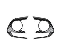 Decorativo Interior Embellecedor De Cubierta De Panel Botones Volante Coche Pegatina para Toyota para RAV4 para Corolla E210 2019-2022 RAV 4 XA50 2 Uds. Interior Automóvil(Fibra de Carbon)